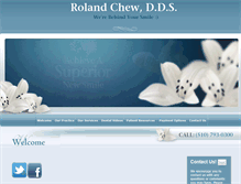 Tablet Screenshot of chewsmiles.com